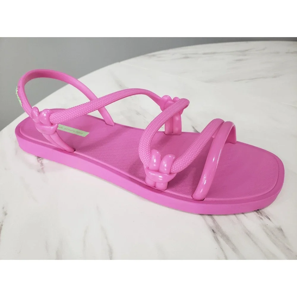 NEW - Ipanema Womens Solar Sandal SIZE 10 - FLAT JELLY‎ WATER SHOWER BEACH POOL